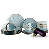 NIEBIESKA ZASTAWA STOŁOWA