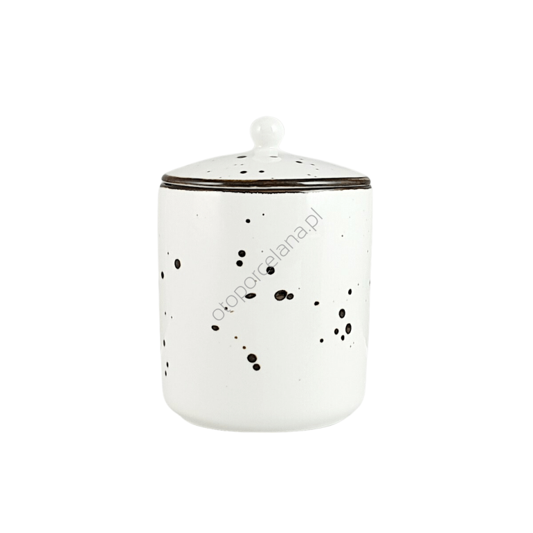 COTTAGE WHITE POJEMNIK Z POKRYWKĄ 16 x 12 CM cm - Alumina Bogucice
