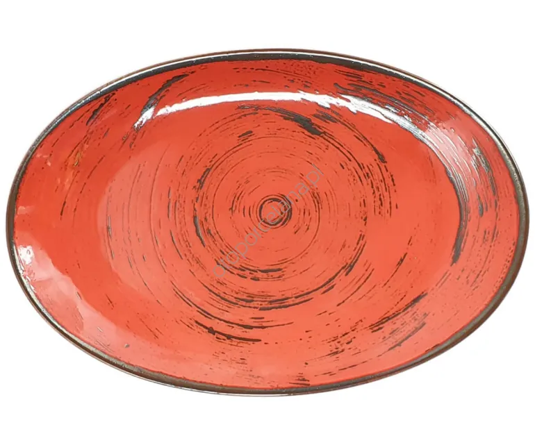 NOSTALGIA RED PÓŁMISEK OWALNY 31 cm - Alumina Bogucice