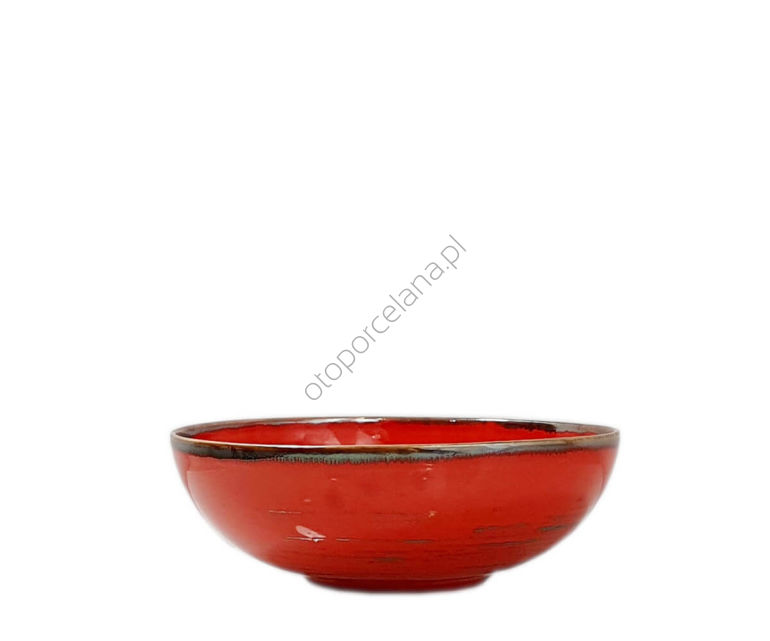 NOSTALGIA RED SALATERKA 16 cm -  Alumina Bogucice