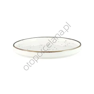 COTTAGE WHITE talerz deserowy  BASIC 21 cm - Alumina Bogucice
