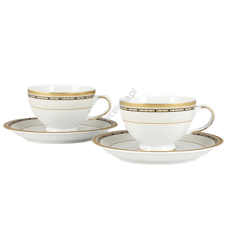 MARCO POLO zestaw 2 filiżanek ze spodkiem
