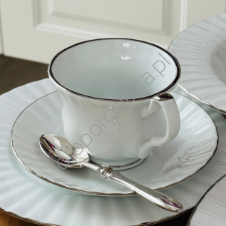 CARO PLATIN zestaw obiad i herbata 6 os. 36 el.