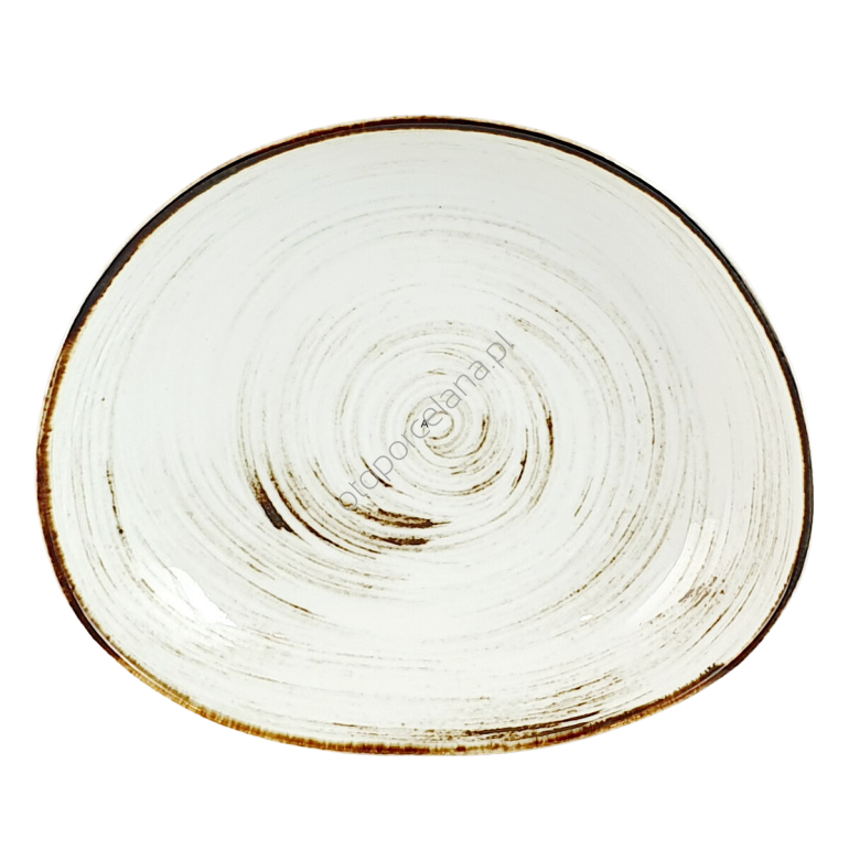 NOSTALGIA WHITE talerz głęboki AQUA - Alumina Bogucice