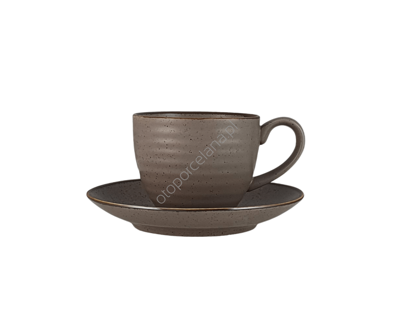 CIRCUS WOOD FILIŻANKA ZE SPODKIEM 300 ml - Alumina Bogucice