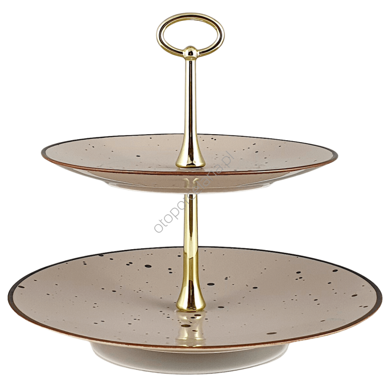 COTTAGE CAPPUCCINO ETAŻERKA/ PATERA 2 POZIOMOWA - Alumina Bogucice