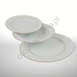 EMILY GOLD komplet talerza 6 osobowy/ 18 sztuk AP101 - 2