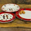 CICHA NOC new zestaw 3 talerzy red - 5