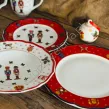 CICHA NOC new zestaw 3 talerzy red - 4