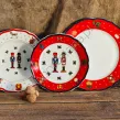 CICHA NOC new zestaw 3 talerzy red - 3