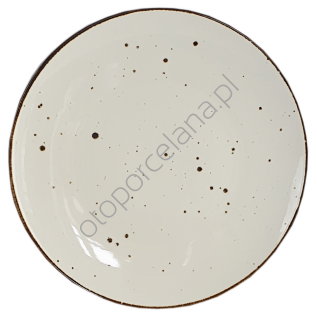 COTTAGE CREAM TALERZ PŁYTKI 27,5 cm - Alumina Bogucice