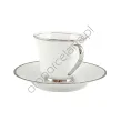OXFORD PLATIN filiżanka ze spodkiem 220 ml ART52 - 2