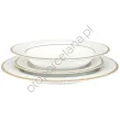 KELLY GOLD komplet talerzy 6/18 - 2