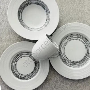 SPIRAL zestaw obiadowy dla 6 os. 24 części AC261