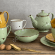 COTTAGE GREEN SALATERKA 16 cm - Alumina Bogucice - 2
