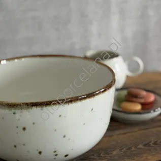 COTTAGE CREAM salaterka AP104 25 cm - Alumina Bogucice