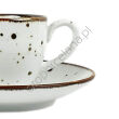 COTTAGE WHITE FILIŻANKA ZE SPODKIEM DO ESPRESSO 80 ml - Alumina Bogucice - 2