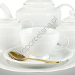 MINOS WHITE serwis do herbaty 6 osobowy z kpl. talerza/ 33 sztuki AC162 - 2