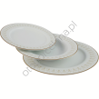 IRYDA GOLD komplet talerza 6 osobowy/ 18 sztuk AP101 - 2