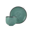 RUSTIC GREEN FILIŻANKA ZE SPODKIEM 250 ml - Alumina Bogucice - 4