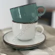 RUSTIC GREEN FILIŻANKA ZE SPODKIEM 250 ml - Alumina Bogucice - 2