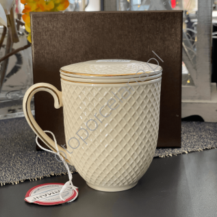 Kubek z zaparzaczem i przykrywką, 350 ml