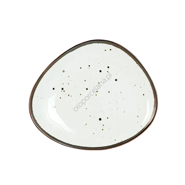COTTAGE WHITE talerz deserowy  AQUA AP129- Alumina Bogucice