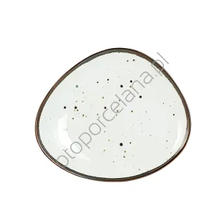 COTTAGE WHITE talerz deserowy  AQUA AP129- Alumina Bogucice