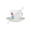 MELUZYNA filiżanka ze spodkiem jumbo skośne 450 ml - 2