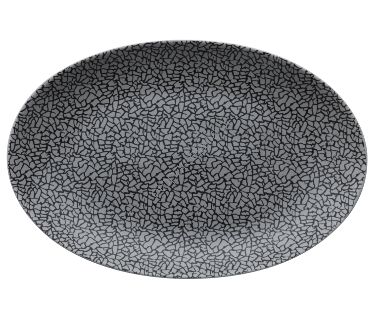 ZINA GREY NIGHT PÓŁMISEK OWALNY 31 cm - Alumina Bogucice