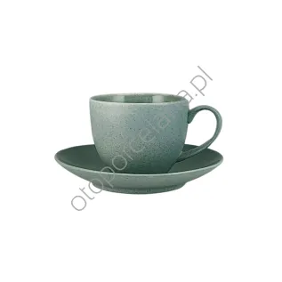 GRANITE MINT BLUE FILIŻANKA ZE SPODKIEM 300 ml - Alumina Bogucice