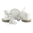 COTTAGE WHITE zestaw dla 6 os. 24 el.- Alumina Bogucice - 3
