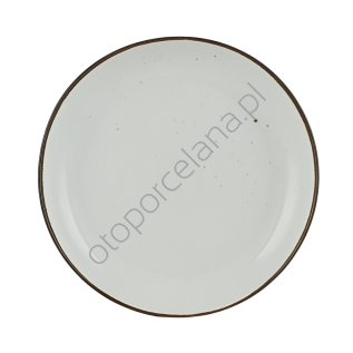 RUSTIC SNOW TALERZ DESEROWY 22 cm - Alumina Bogucice