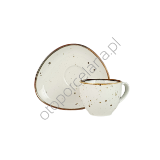 COTTAGE CREAM FILIŻANKA Z SPODKIEM AQUA 200 ml - Alumina Bogucice