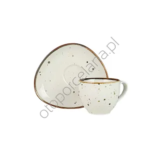 COTTAGE CREAM FILIŻANKA Z SPODKIEM AQUA 200 ml - Alumina Bogucice