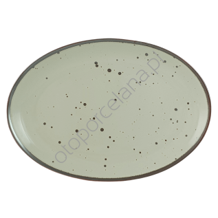 COTTAGE GREEN TEA PÓŁMISEK OWALNY 31 cm - Alumina Bogucice