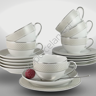 SCANIA CLASSIC NEW  zestaw do herbaty 6 osobowy/ 12 sztuk