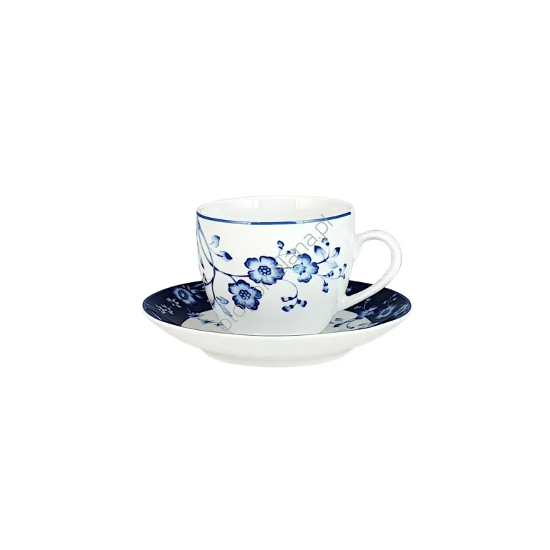 EVIA BLUE filiżanka z spodkiem 350 ml AP105 linea - Bogucice