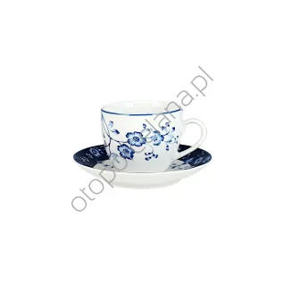 EVIA BLUE filiżanka z spodkiem 350 ml AP105 linea - Bogucice