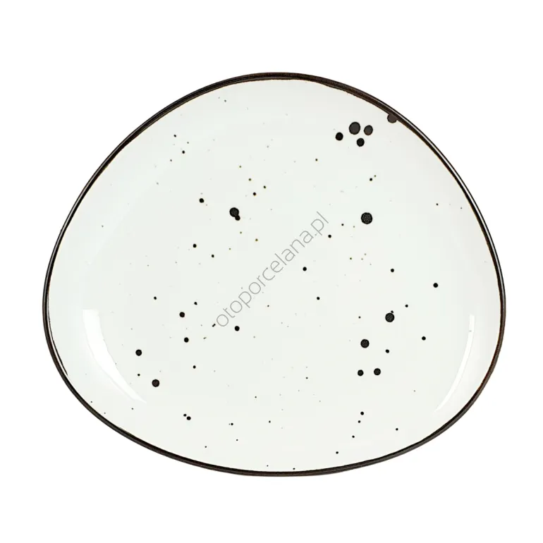 COTTAGE WHITE talerz płytki AQUA 29 cm AP129- Alumina Bogucice