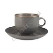 RUSTIC GRAY FILIŻANKA ZE SPODKIEM 250 ml - Alumina Bogucice - 3