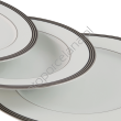 OFELIA PLATIN komplet talerza 6 osobowy/ 18 sztuk AP101 - 2