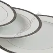 OFELIA PLATIN komplet talerza 6 osobowy/ 18 sztuk AP101 - 2