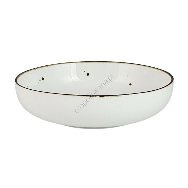 COTTAGE WHITE TALERZ GŁĘBOKI 21 cm nordica - Alumina Bogucice