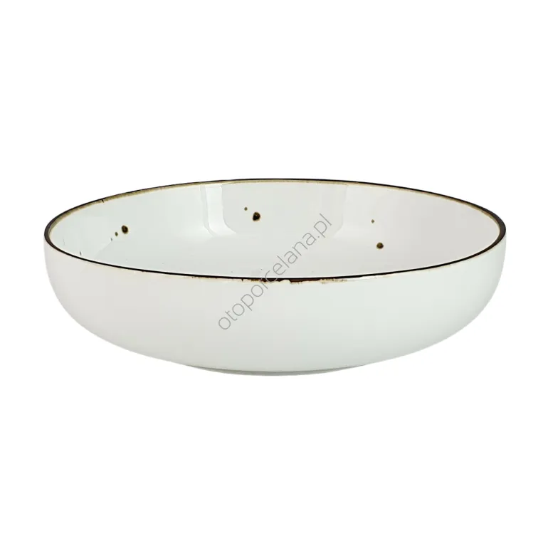 COTTAGE WHITE TALERZ GŁĘBOKI 21 cm nordica - Alumina Bogucice