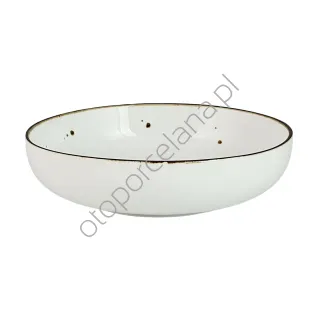 COTTAGE WHITE TALERZ GŁĘBOKI 21 cm nordica - Alumina Bogucice