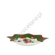 CICHA NOC patera gwiazda 21 cm red/green - 2