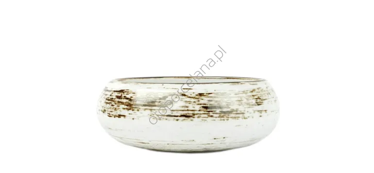 NOSTALGIA WHITE SALATERKA 13 cm ORGANIC - Alumina Bogucice