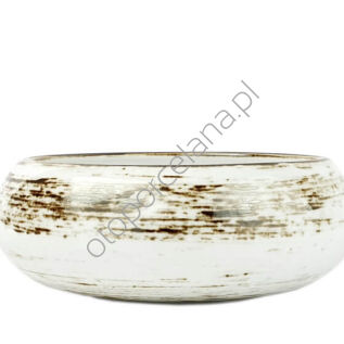 NOSTALGIA WHITE SALATERKA 13 cm ORGANIC - Alumina Bogucice