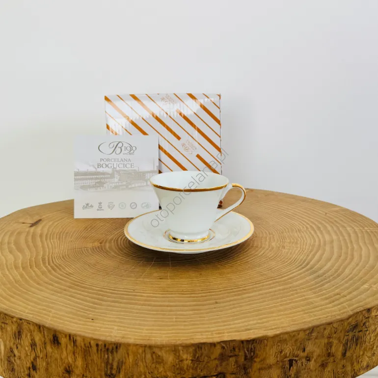 BRISTOL GOLD filiżanka z spodkiem espresso AP103